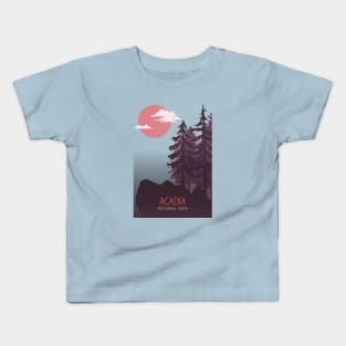 Acadia national Park Kids T-Shirt